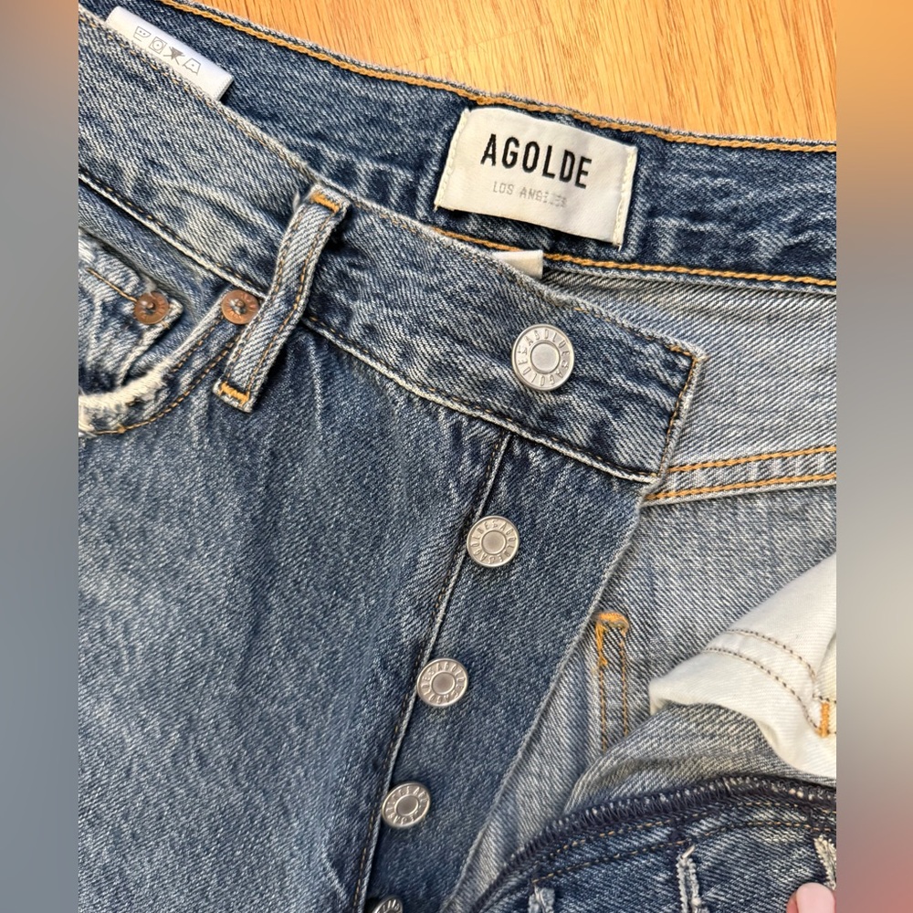 AGOLDE Riley High Rise Straight Crop - Picture 2 of 3